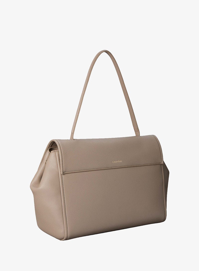 CALVIN KLEIN Pebble Grain Satchel Bag - Image 2